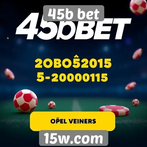 Ofertas promocionais e bônus no 45b bet
